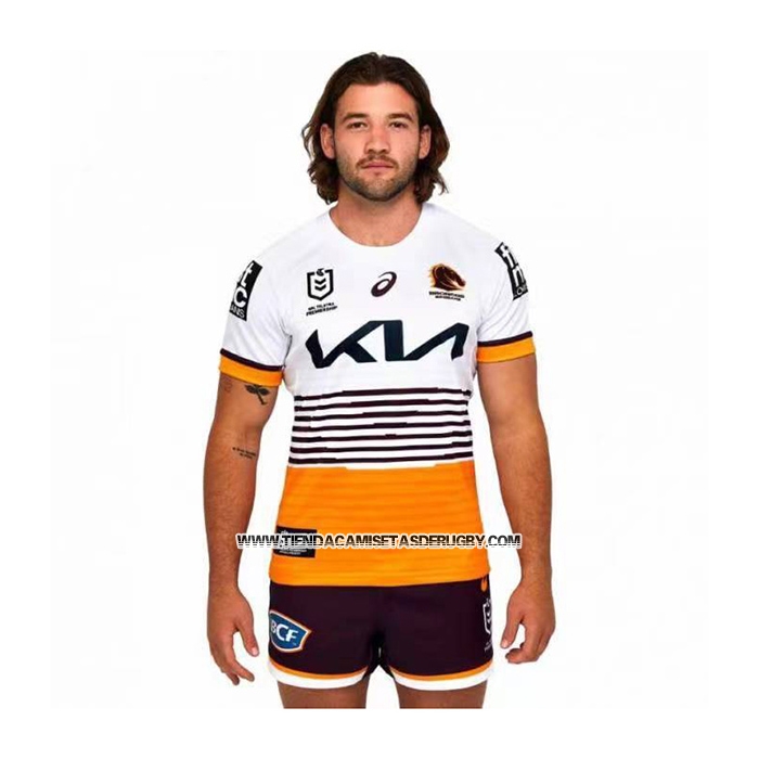 Camiseta Brisbane Broncos Rugby 2023 Segunda